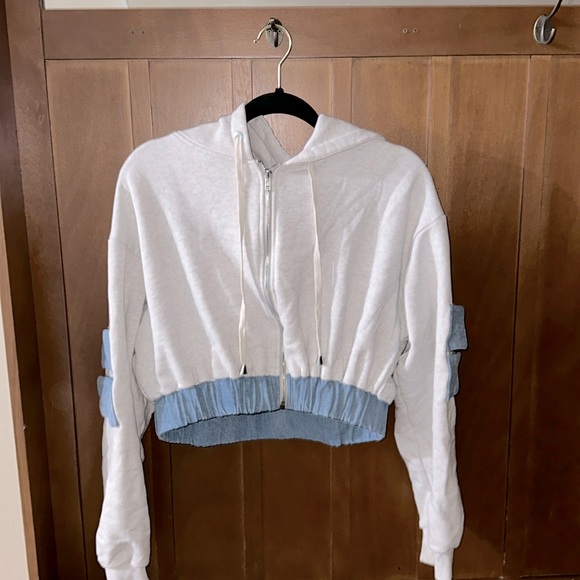 Cropped little heavier side jacket - very comfortable - Picture 1 of 4